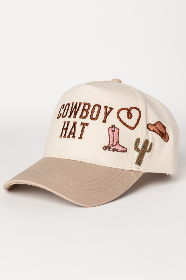 Stylish Beige Cowboy Baseball Cap for Men & Women - Perfect for Outdoor Adventures, Rodeos, and Country Music Festivals