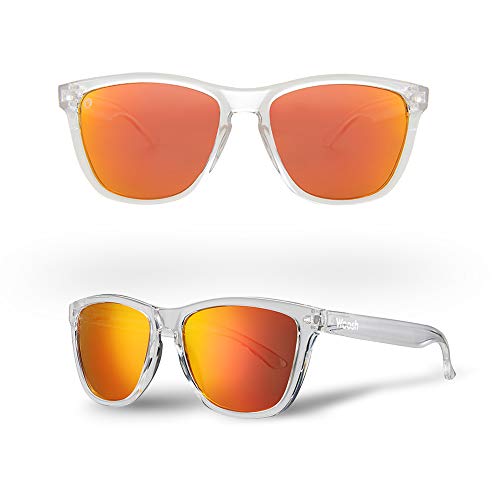 Orange Lens - Clear Frame (Bocas Sunrise)
