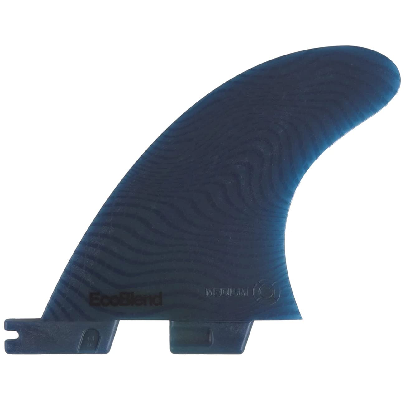 FCS Performer Eco Neo Glass Surfboard Fins - Medium Quad Set (4 Fins) - Blue - High Performance Surfing Fins for Waves & Beach Riding