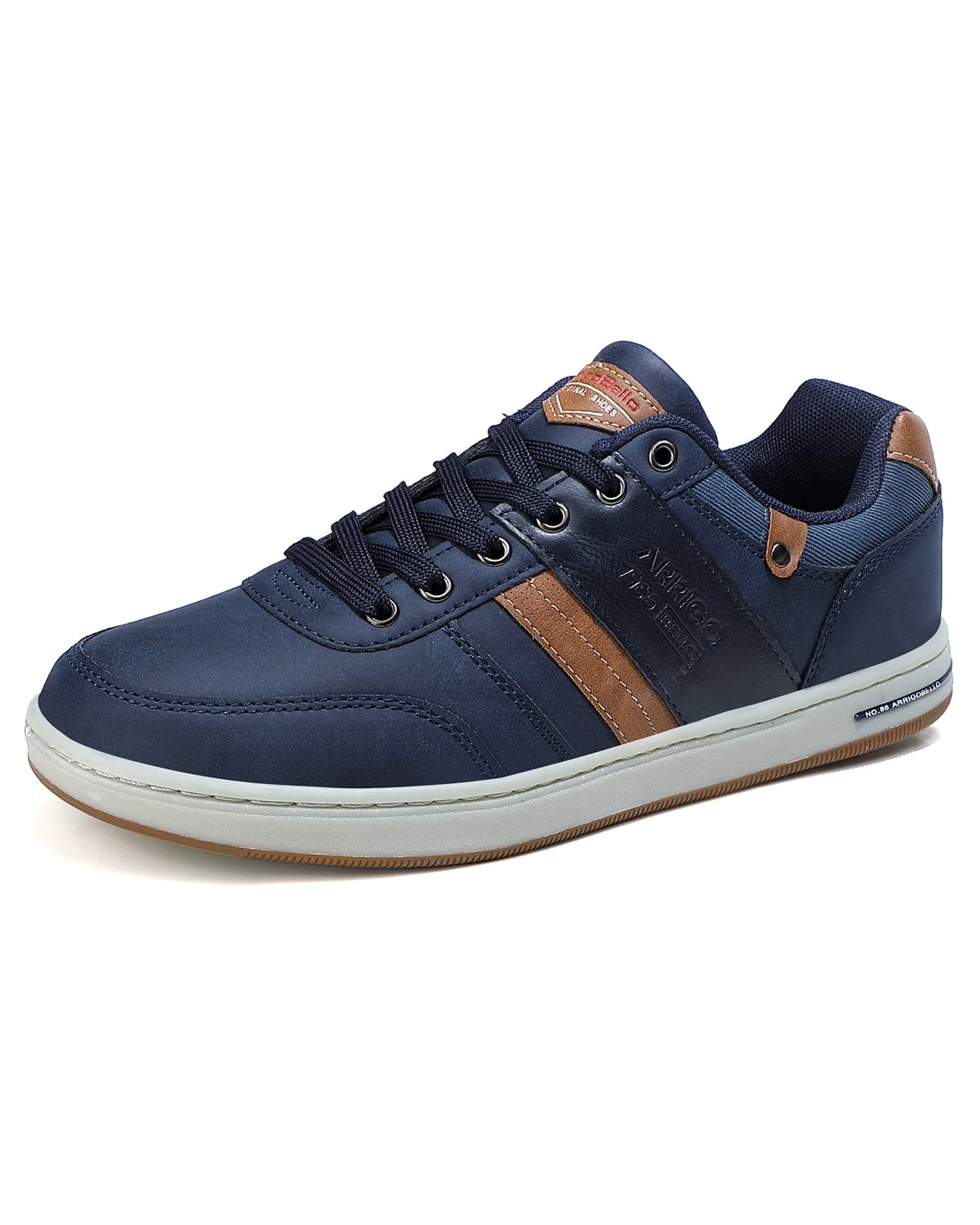 ASTERO Men's Fashion Sneakers - Casual PU Leather Walking Shoes for Comfort & Style - Perfect for Work, Travel & Everyday Wear