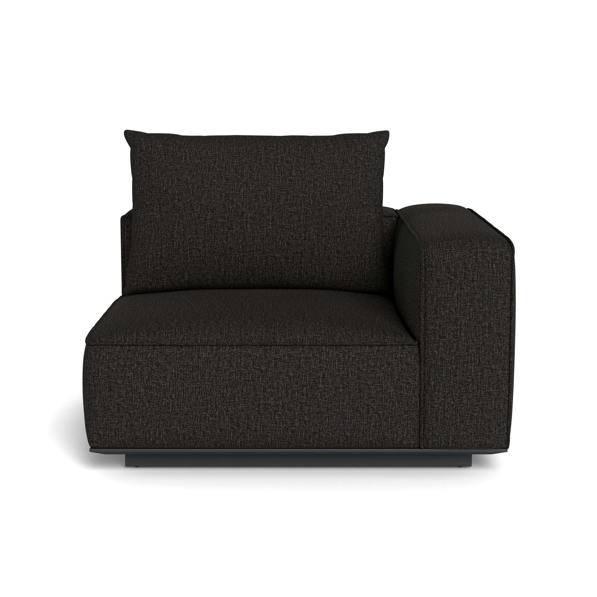 Santorini Outdoor Corner Right Sectional Sofa Set - Modern Patio Furniture for Garden, Backyard, and Poolside Relaxation