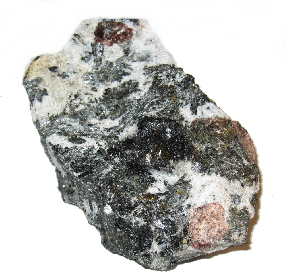 Natural Garnet Red Almandine Black Biotite Cluster Raw Crystal Stone for Healing, Meditation & Energy Work - Perfect for Reiki, Chakra Balancing & Spiritual Decor