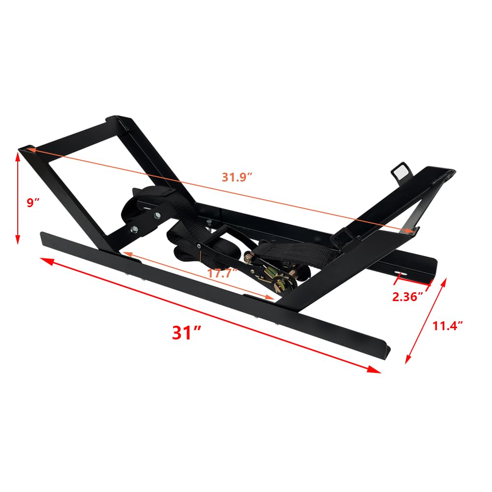 Heavy Duty Semi-Truck Spare Tire Carrier - Secure & Easy Mount Spare Wheel Holder for Commercial Trucks | Roadside Emergency & Long Haul Travel Essential