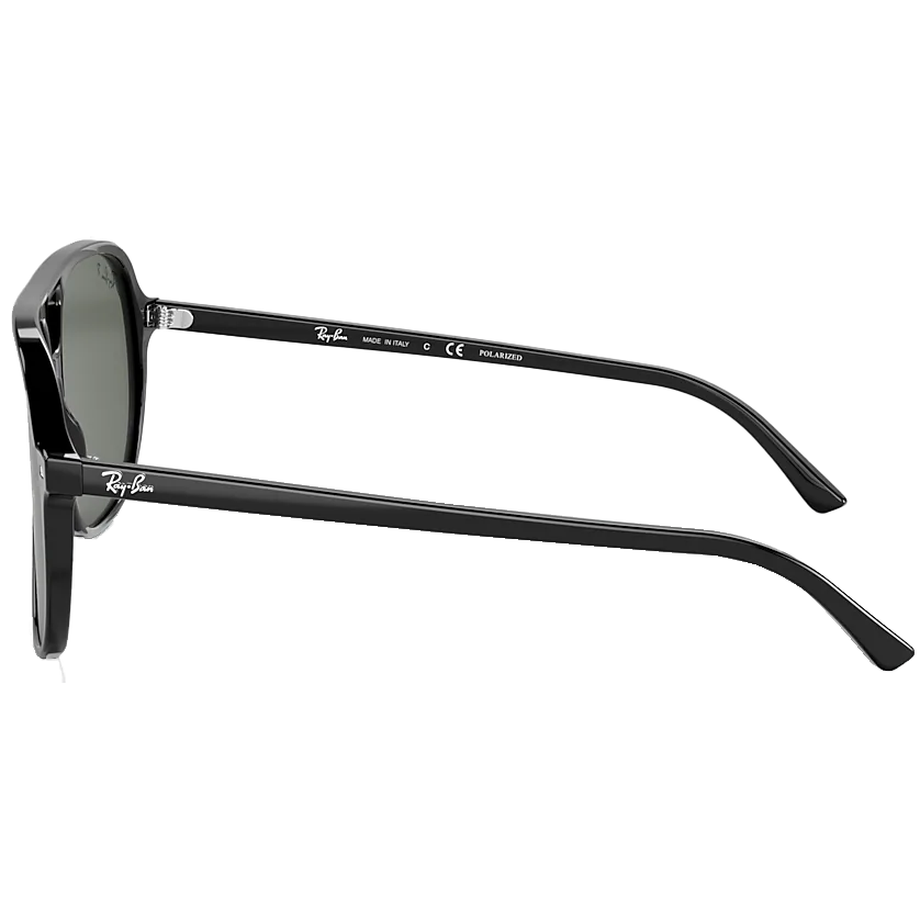 Bill Low Bridge Sunglasses - Black/Green Polarized Lenses for Men & Women - UV Protection, Anti-Glare for Driving, Fishing & Outdoor Activities