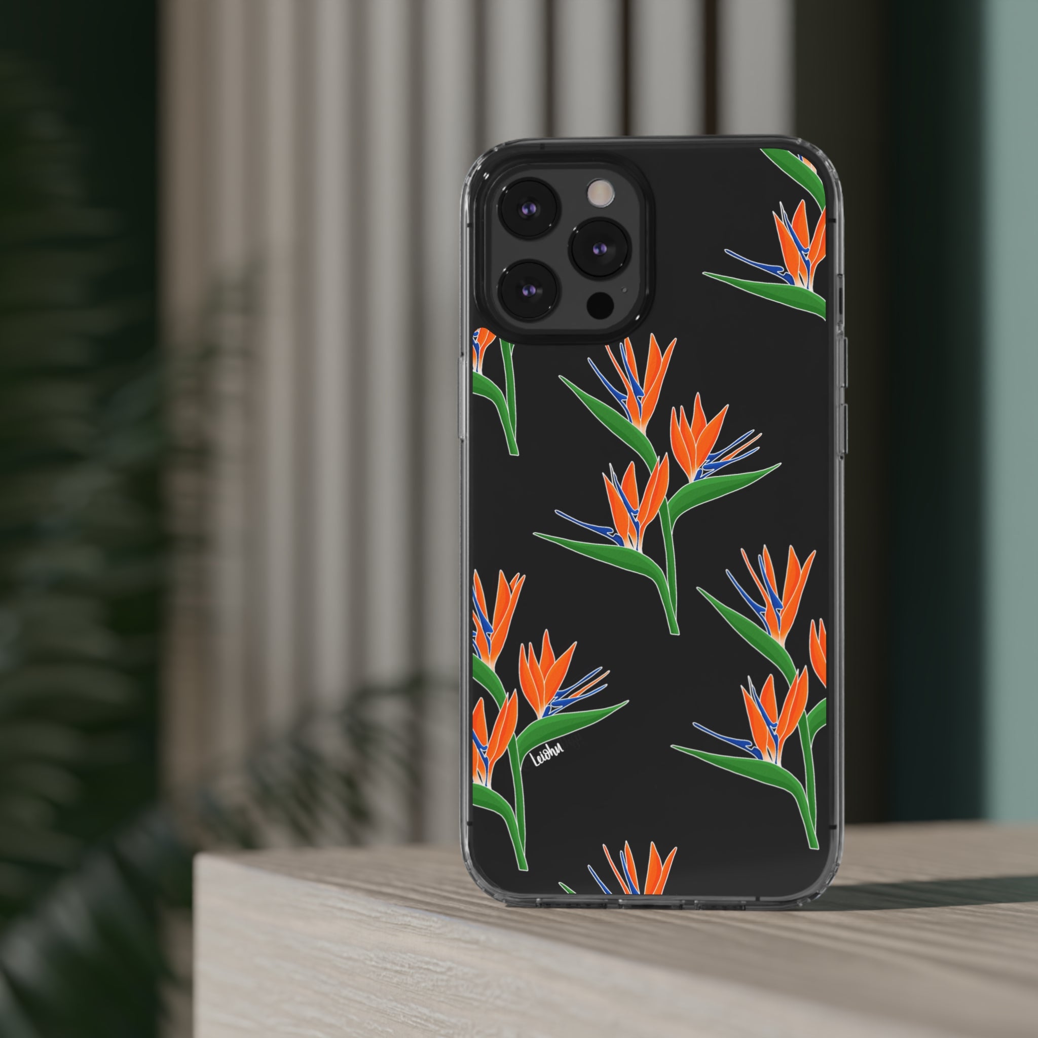 Bird of Paradise Clear Phone Case - Durable Protective Cover for iPhone & Samsung - Perfect for Nature Lovers & Tropical Style