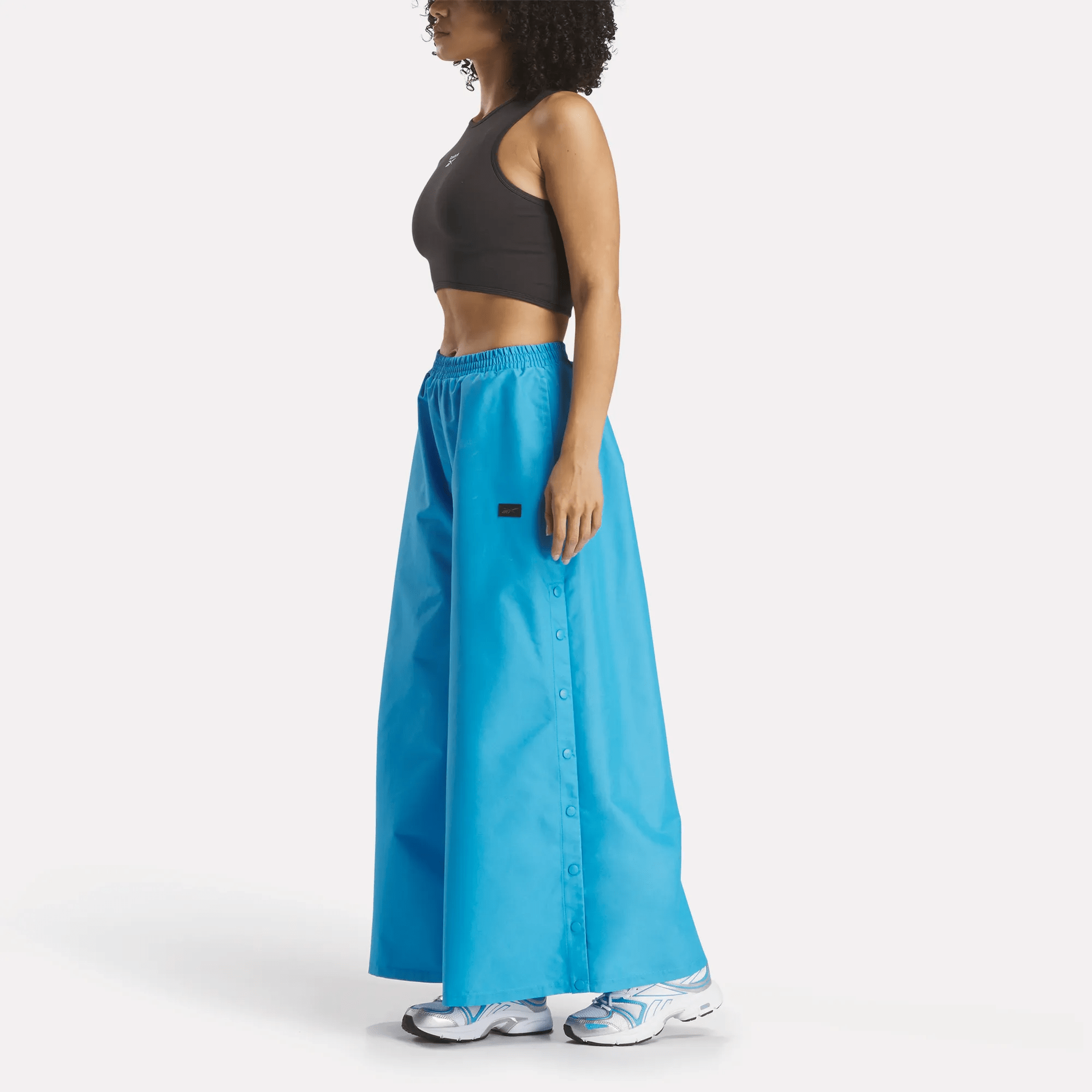 Reebok x Angel Women's Wide Leg Pants - Comfortable Athletic Lounge Pants for Yoga, Running & Casual Wear
