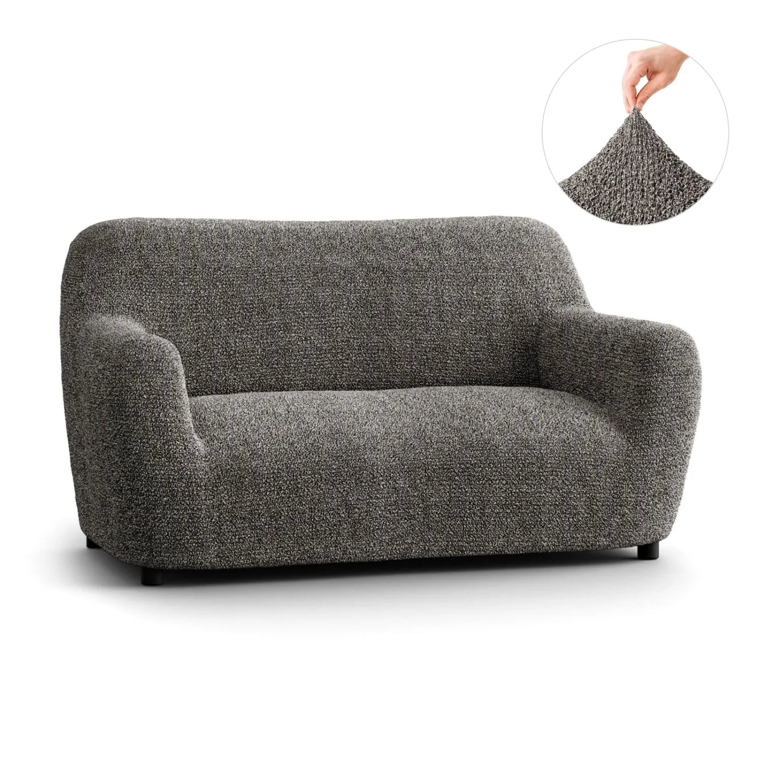 2 Seater Loveseat Slipcover - Soft Microfiber Fabric with Stylish Prints - Perfect for Living Room, Bedroom or Dorm Decor