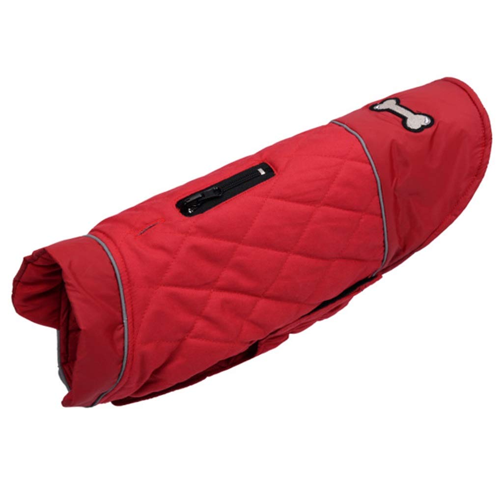 TWDYC Waterproof & Reversible Dog Jacket - Winter Warm Pet Coat with Elastic Design for Small, Medium & Large Dogs - Perfect for Outdoor Walks & Cold Weather Protection (XXXL Size)