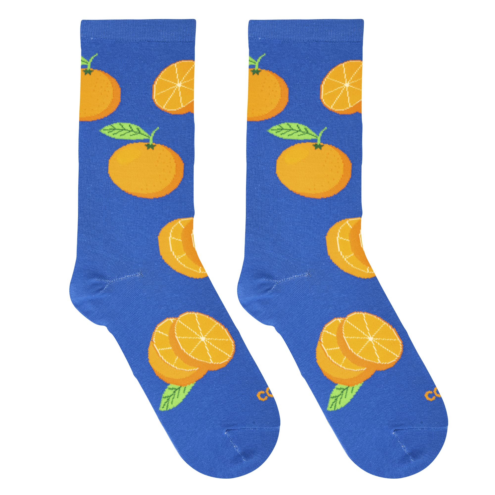 Fun Fruit Print Crew Socks for Women - Cute & Comfortable for Daily Wear
