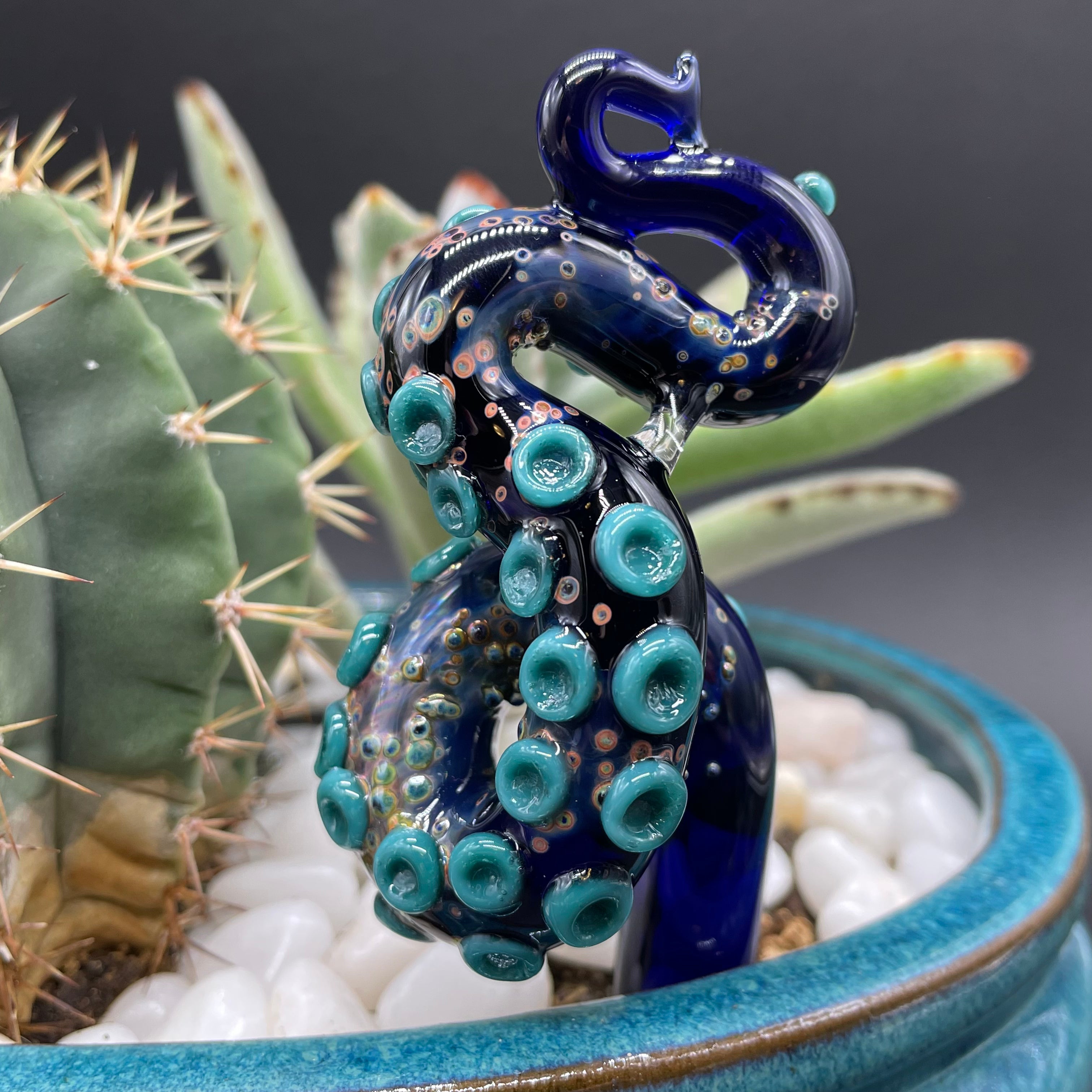Unique Tentacle Plant Decor - Artificial Succulent Home & Office Decoration for Boho, Halloween & Gothic Themed Spaces