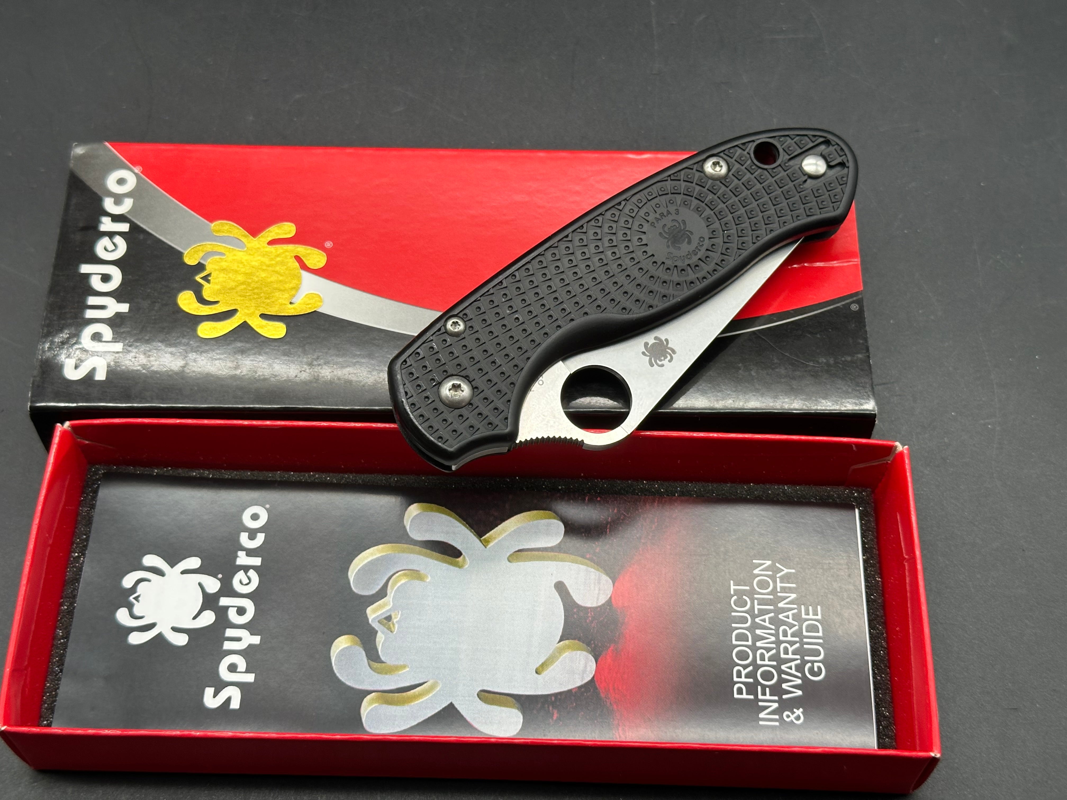 Spyderco Para 3 Lightweight Folding Knife - 2.93