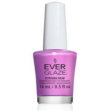 China Glaze Ever Glaze Ultra Orchid Nail Polish - 0.5 oz / 15ml - Long Lasting Gel Effect Lacquer #82304 - Perfect for Salon Quality Manicures & Pedicures at Home