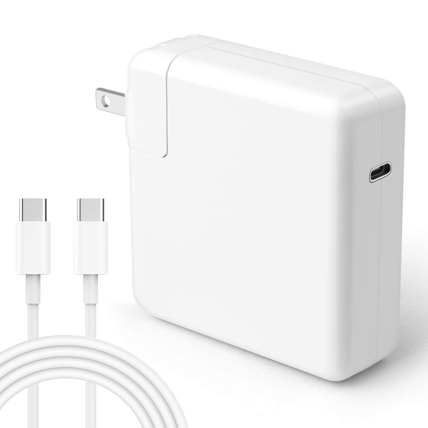 Leonnn 108W USB C Charger - Fast Power Adapter for MacBook Pro 13/14/15/16 Inch & MacBook Air 2018-2021, iPad Pro & USB-C Devices | Includes 7.2ft USB-C to C Cable | Perfect for Home, Office & Travel Charging