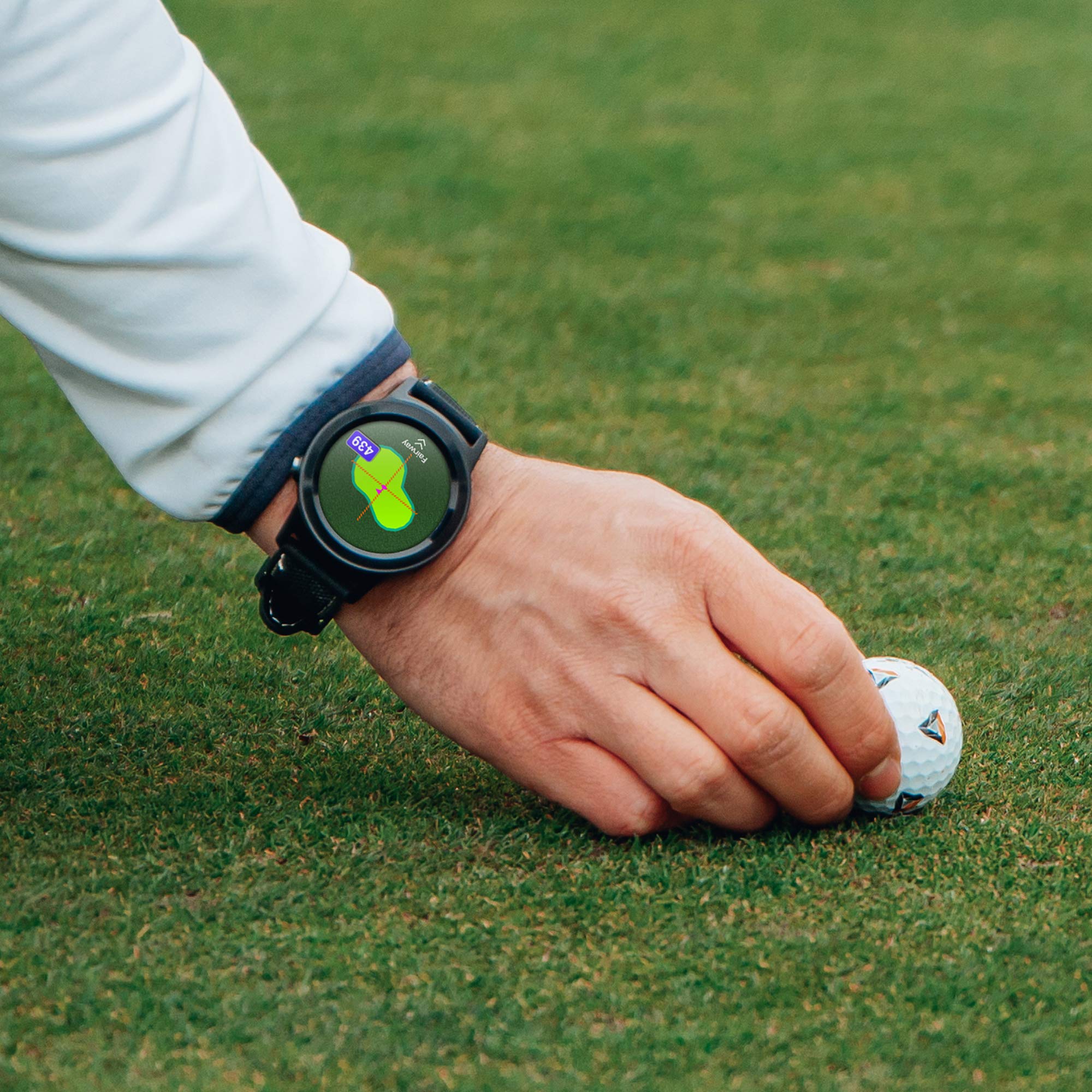 GolfBuddy Aim W11 GPS Golf Watch - Premium Color Touch Screen, Easy to Use Golf Rangefinder for Men & Women | Perfect for Course Play & Practice Sessions