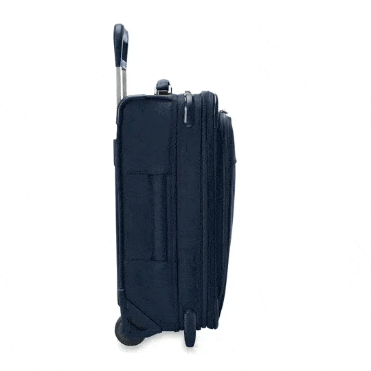 Briggs & Riley Baseline Global 2 Wheel Carry On Luggage - Lightweight Spinner Suitcase for Business Travel & Weekend Getaways | TSA Approved, Durable Expandable Cabin Baggage