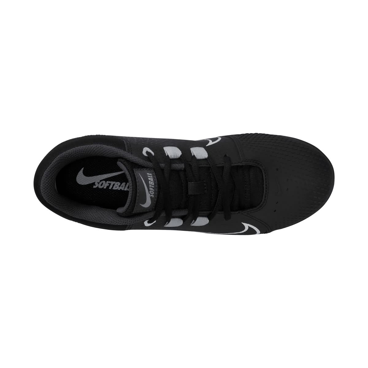 Nike Hyperdiamond 4 Pro Metal Softball Cleats for Men - Black & White Baseball Shoes Size 10 Medium (D) - Perfect for Competitive Softball Games and Training Sessions