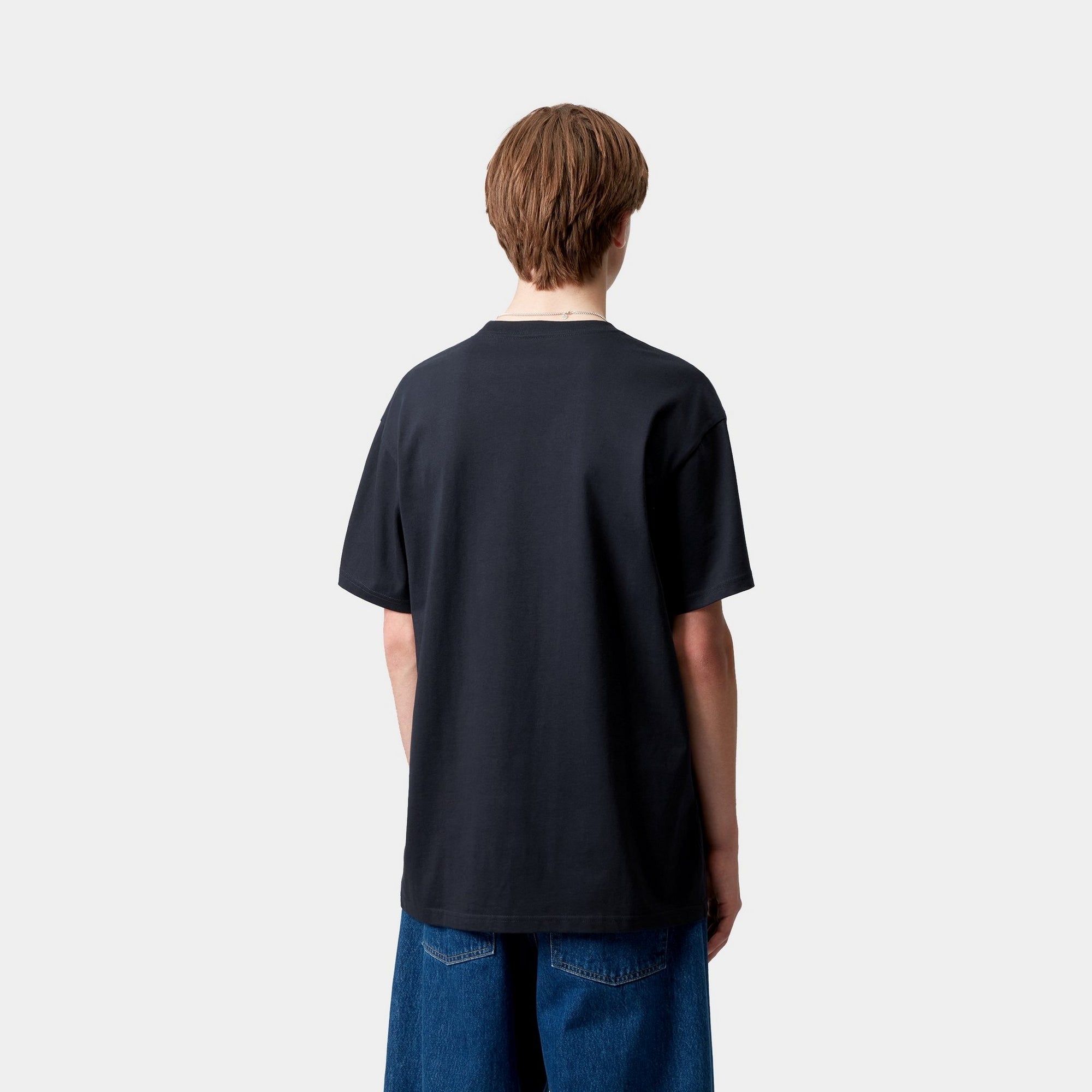 Chase T-Shirt for Men | Premium Dark Navy Cotton Tee | Comfortable Casual Wear for Everyday & Outings