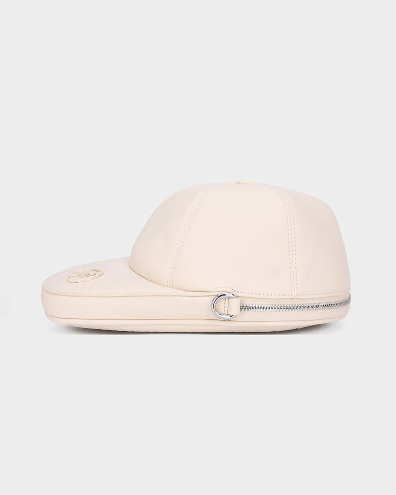 Stylish White Baseball Cap Design Bag - Perfect for Sports, Travel & Everyday Use