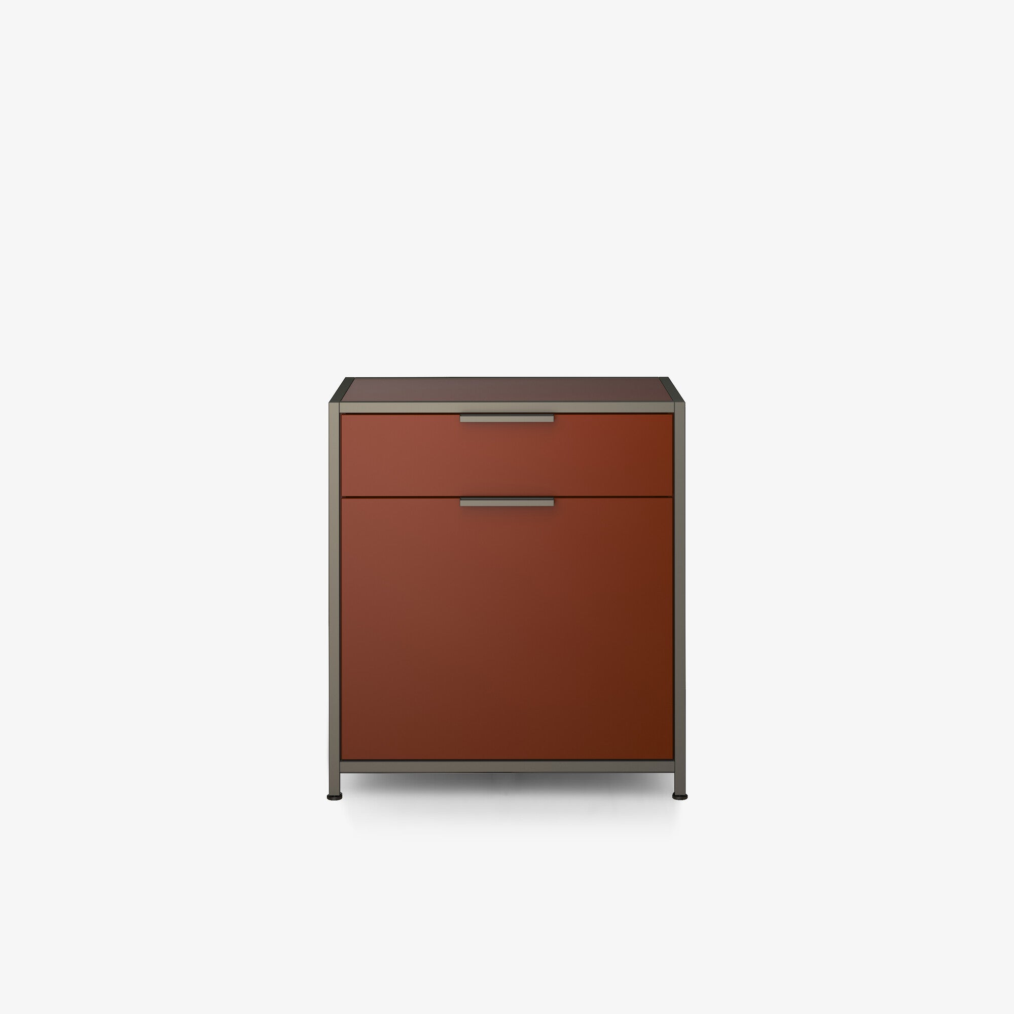 Dita Modern Nightstand with 1 Drawer and 1 Door - Compact Bedside Table for Small Spaces, Perfect for Bedroom, Living Room or Office Storage