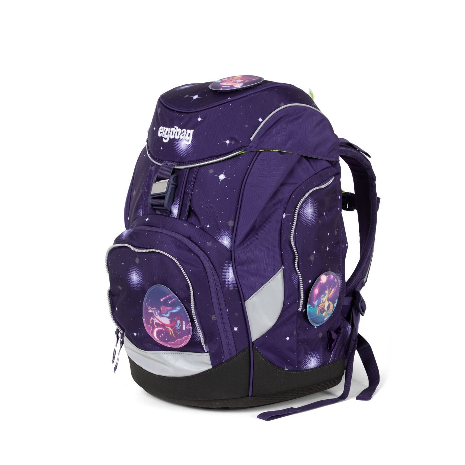 ergobag Pack School Backpack 6-Piece Set - Beargasus Glow Edition | Lightweight Durable Kids Bookbag for Elementary Students | Perfect for School, Travel & Outdoor Adventures
