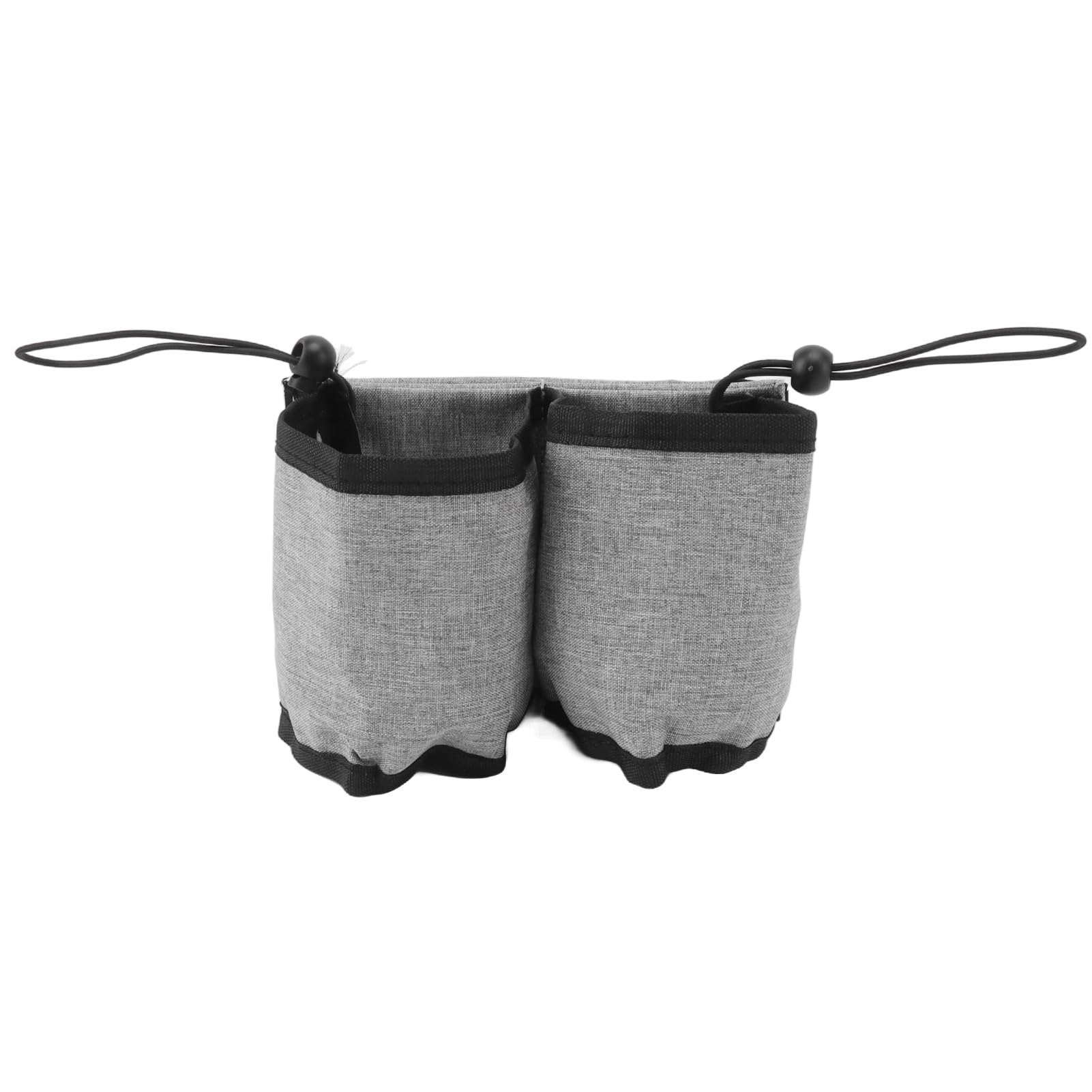 Foldable Travel Cup Holder for Two Drinks - Oxford Fabric Beverage Caddy with Washable Design - Perfect for Car, Airplane, and Outdoor Adventures