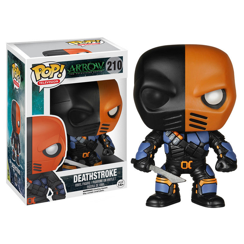 Arrow TV Series Deathstroke Pop! Vinyl Figure - Collectible Action Figure for DC Comics Fans, Home Display & Gift Giving