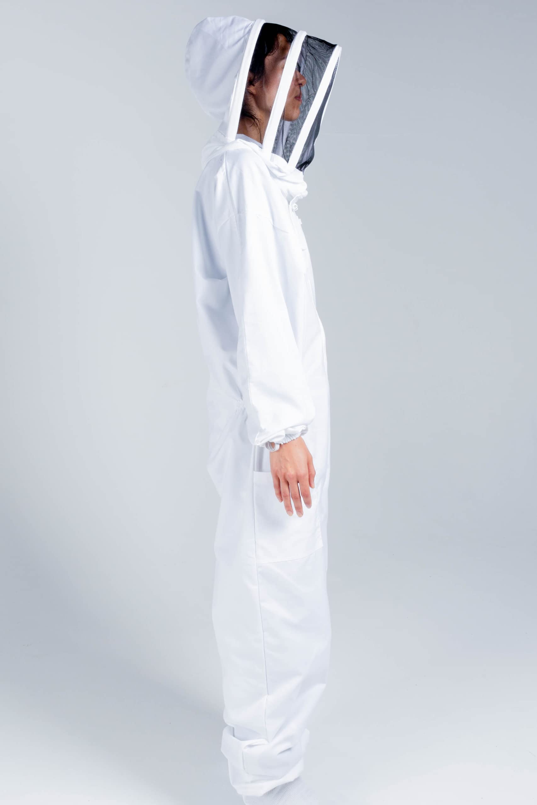 Professional Beekeeping Suit for Adults - Full Body Protection Beekeeper Suit with Ventilated Hood - Eco-Keeper (XS) - Ideal for Honey Harvesting, Hive Inspection & Beekeeping Activities