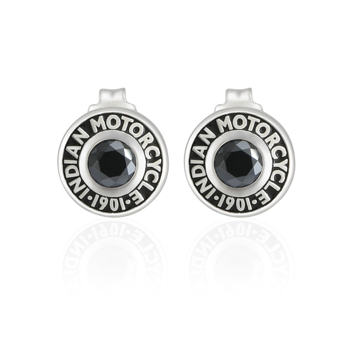 Stylish Rivet & Black Stone Post Earrings for Women - Trendy Boho Jewelry for Everyday Wear & Special Occasions