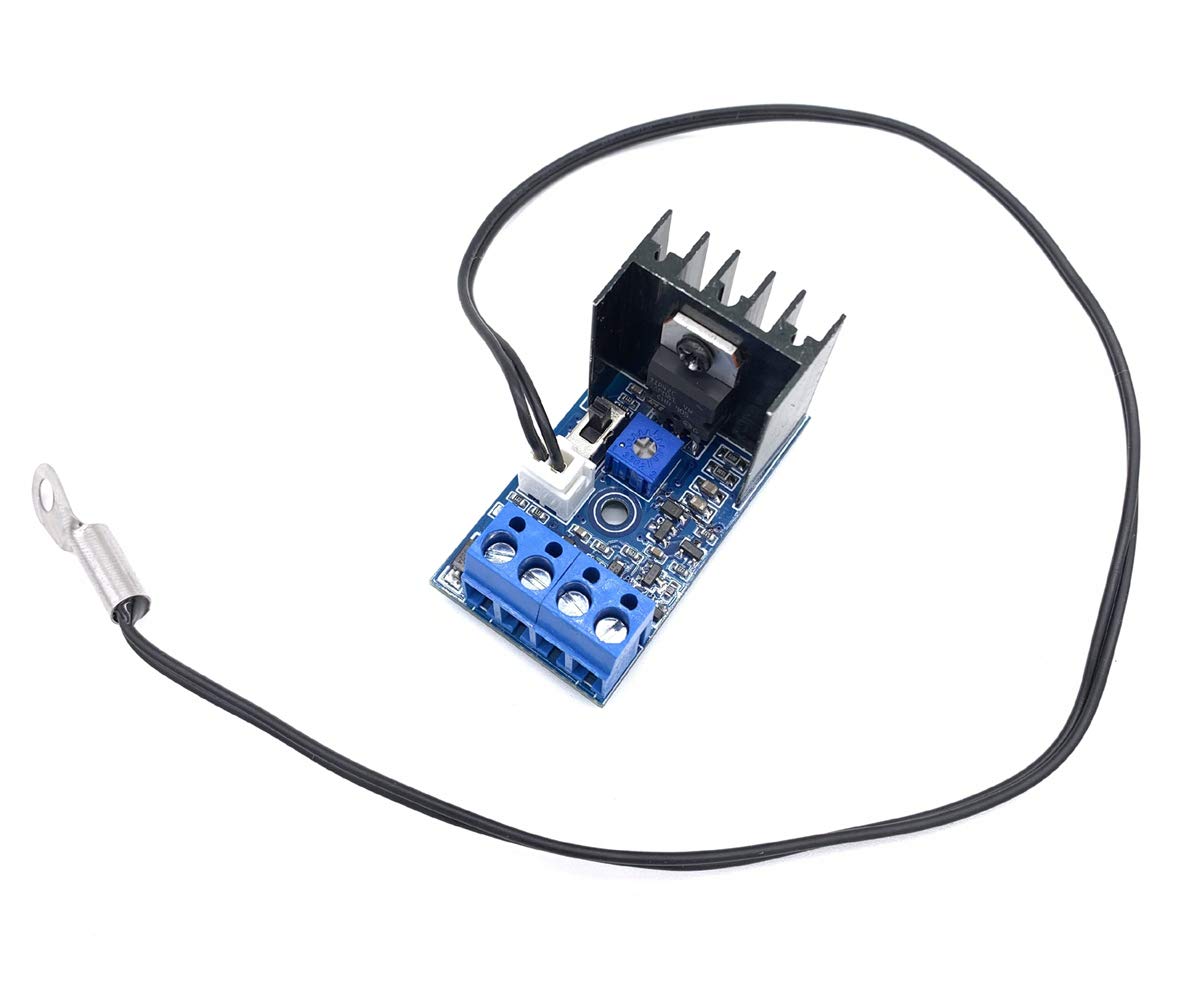 12V PC Fan Speed Controller - Automatic CPU Temperature Control for 2/3/4-Wire Fans - PC Cooling & Case Fan Regulation