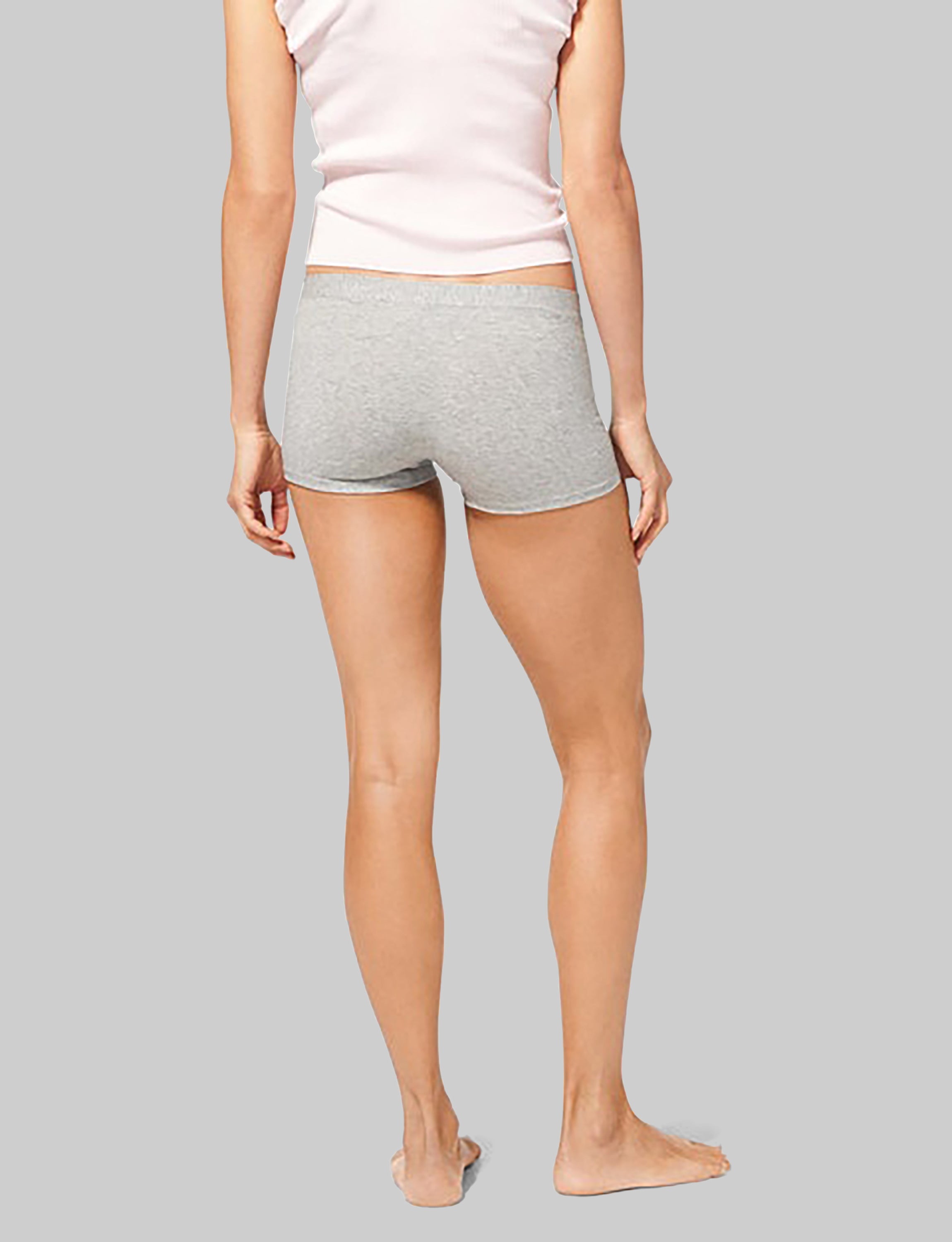 Women's Breathable Cotton Boyshort Underwear - Soft & Comfortable for Everyday Wear, Sleep & Lounge