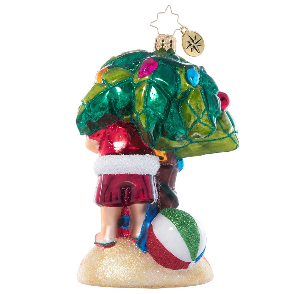 Christopher Radko Handcrafted European Glass Christmas Ornament - Santa Claus - Perfect for Holiday Tree Decor, Gift Giving & Festive Home Decorations