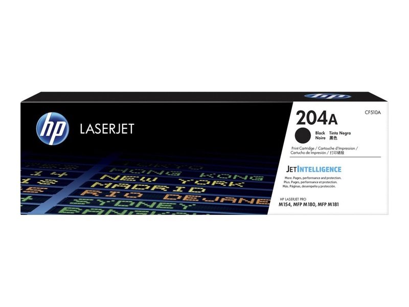 Original HP 204A Black Toner Cartridge for HP LaserJet Pro M154, M180, M181 Printers - High Yield Replacement for Home & Office Printing