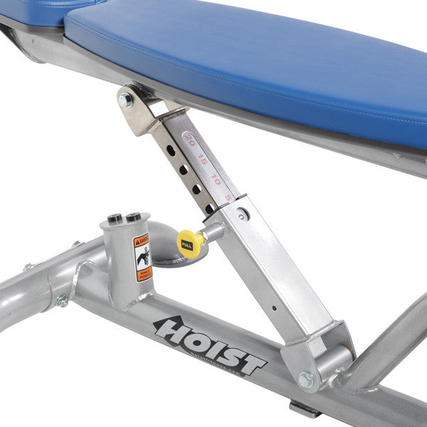 Hoist CF 3162 Adjustable Decline Bench for Home Gym - Heavy Duty Weight Bench for Strength Training & Ab Workouts - Perfect for Small Spaces & Full Body Workouts