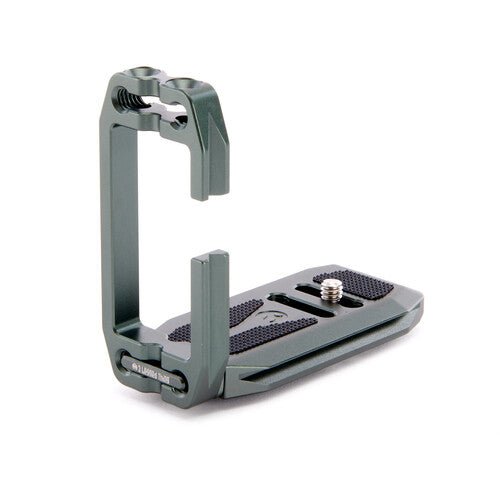 3 Legged Thing Lexie Universal L Bracket for DSLR Cameras - Multi-Function Quick Release Plate (Slate Gray) - Perfect for Tripod Mounting, Vlogging & Photography Accessories