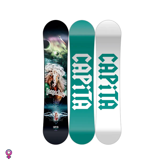 2024 Capita Jess Kimura Mini Snowboard for Youth - Perfect for Kids' Freestyle Riding & Mountain Adventures