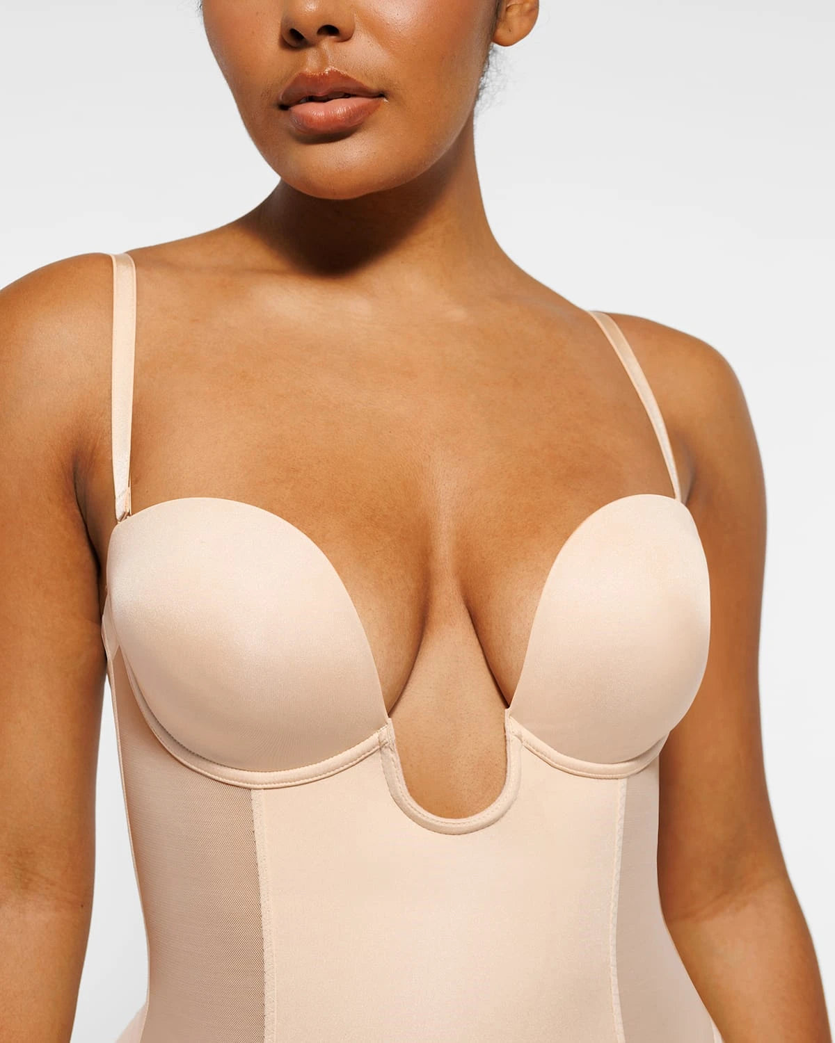 AirSlim® Deep Plunge Butt Lifting Bodysuit - Shapewear for Women, Tummy Control & Booty Enhancement | Perfect for Parties, Date Nights & Special Occasions