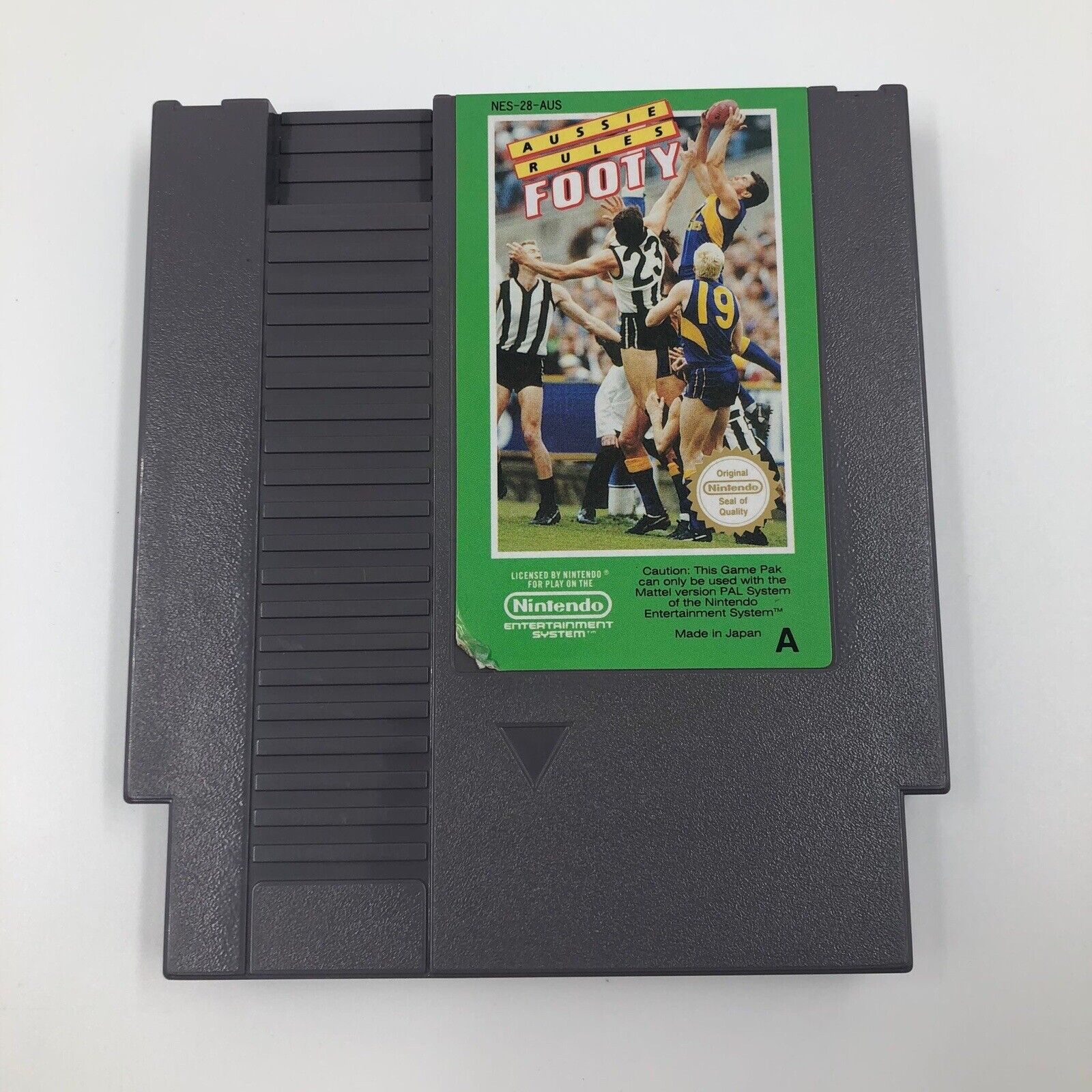 Original Aussie Rules Footy NES Game for Nintendo Entertainment System - PAL Version 25F4 - Retro Gaming Collectible for Sports Fans & Classic Console Enthusiasts