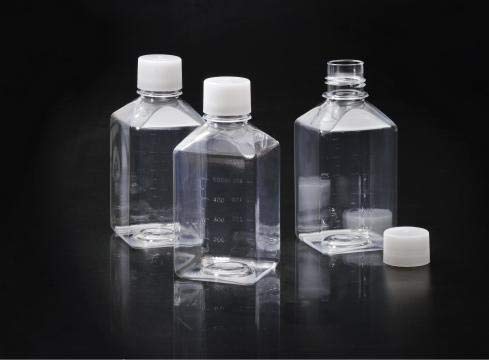 SPL 500ml Square Media Bottles - Case of 48 | Ideal for Laboratory Media Storage, Serum Bottling & Home DIY Projects | Durable & Leak-Proof for Professional & Casual Use