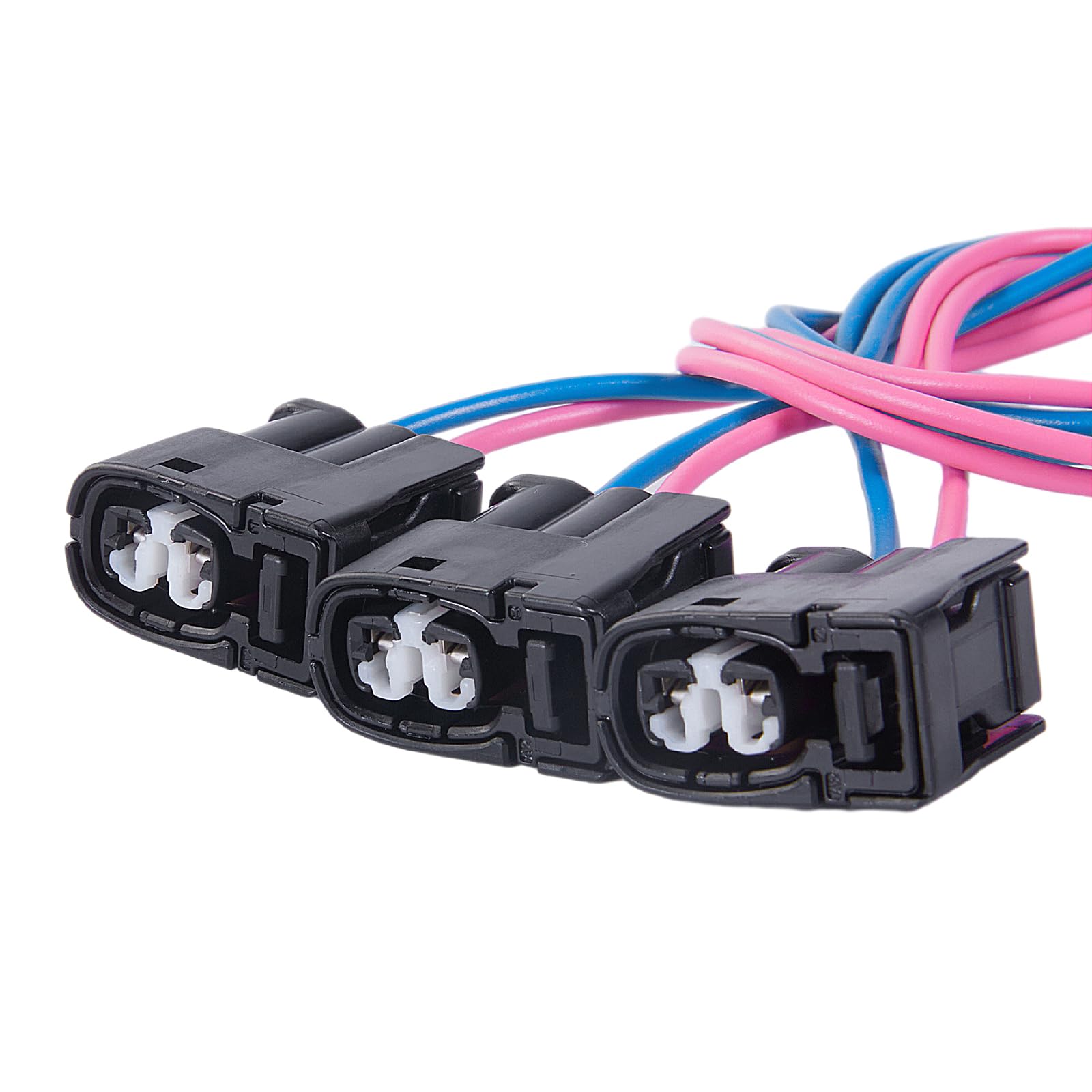 3-Pack 2-Way Ignition Coil Connector Pigtail Plug Wiring Harness - Compatible with Lexus IS300 GS300 SC300 & Toyota MR2 1992-1995, T100 1995-1998 - Replaces OEM 9098011246 - Perfect for Engine Tune-Ups & Electrical Repairs