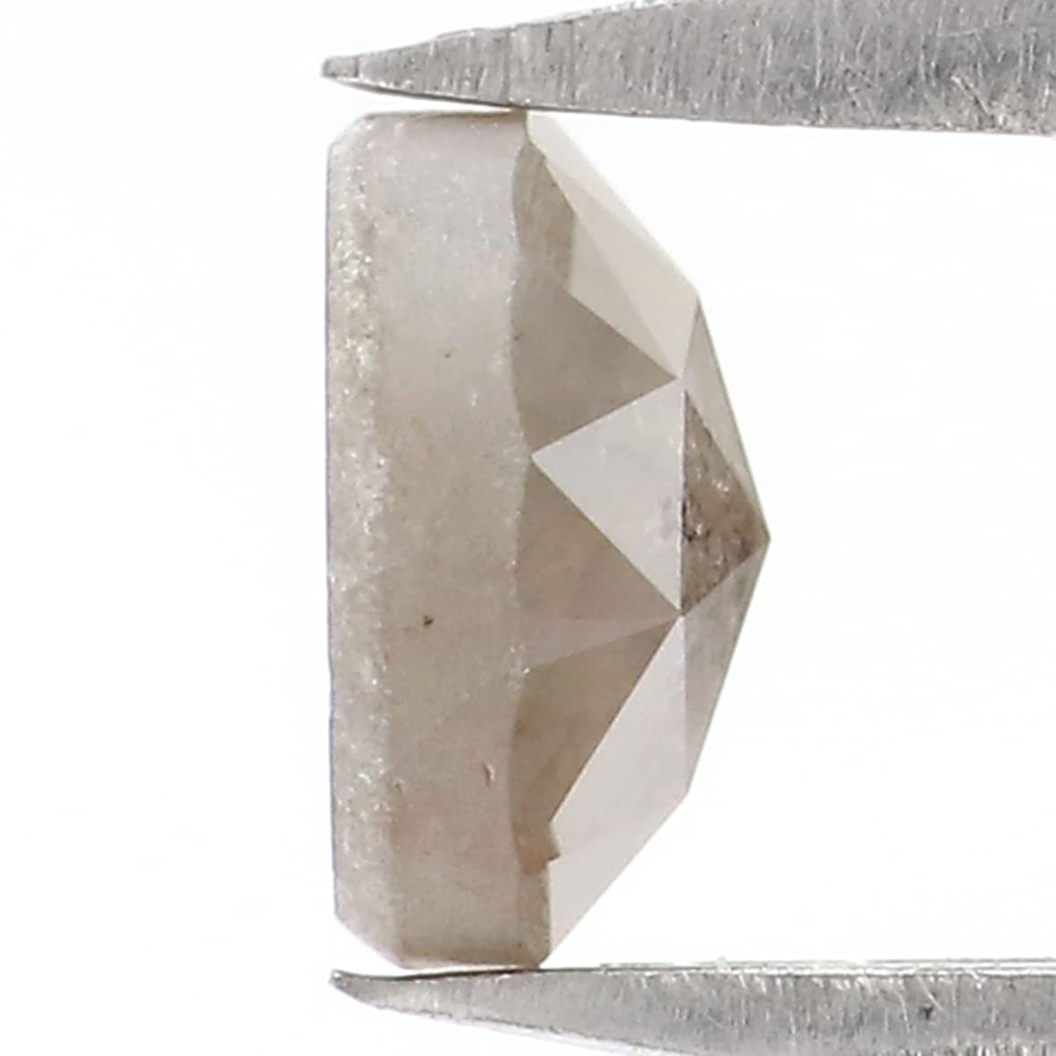 0.85 CT Natural Loose Round Rose Cut Gray Diamond - 5.70 MM GIA Certified Loose Diamond for Engagement Rings & Fine Jewelry (KQ1901)