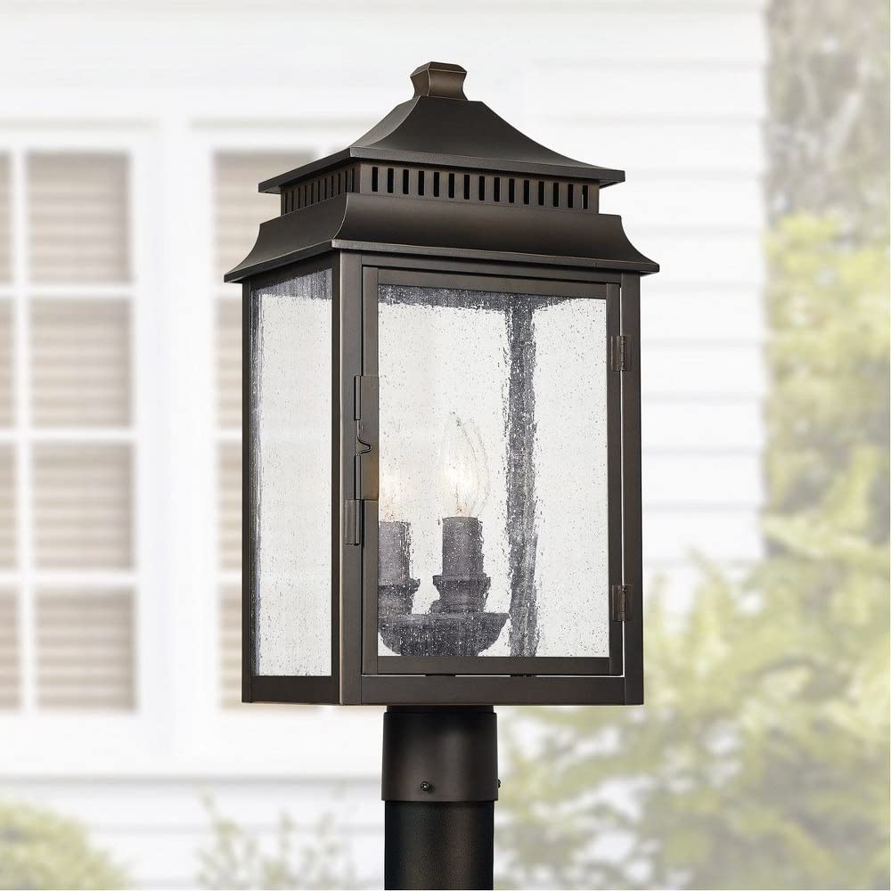 Capital Lighting 936932OZ Sutter Creek 3-Light Outdoor Post Lantern - 180W, 21