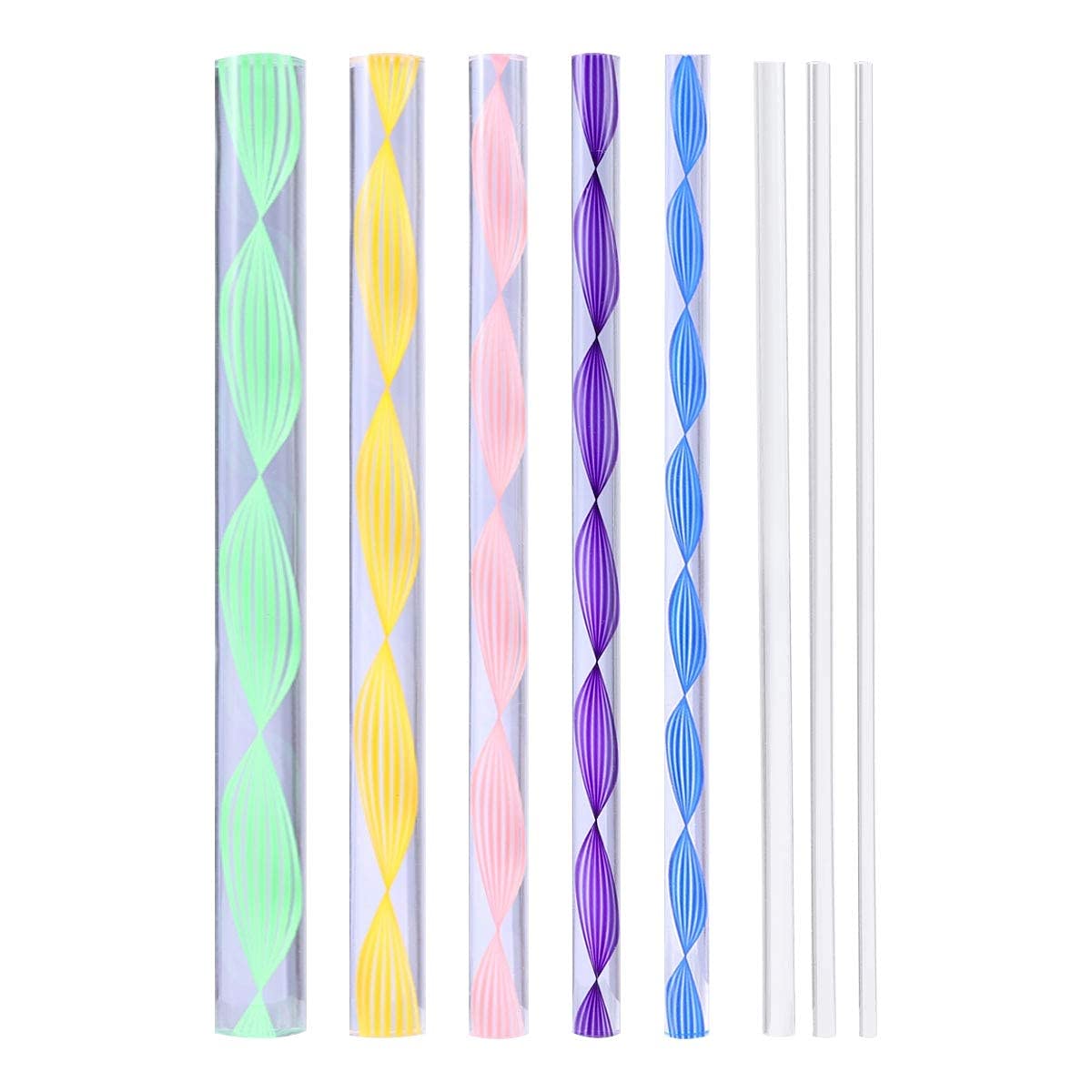 8-Piece Mandala Dotting Tool Set - Acrylic Dotting Rods for Nail Art, DIY Crafts & Painting - Perfect for Mandala Painting, Nail Design, and Stone Decorations