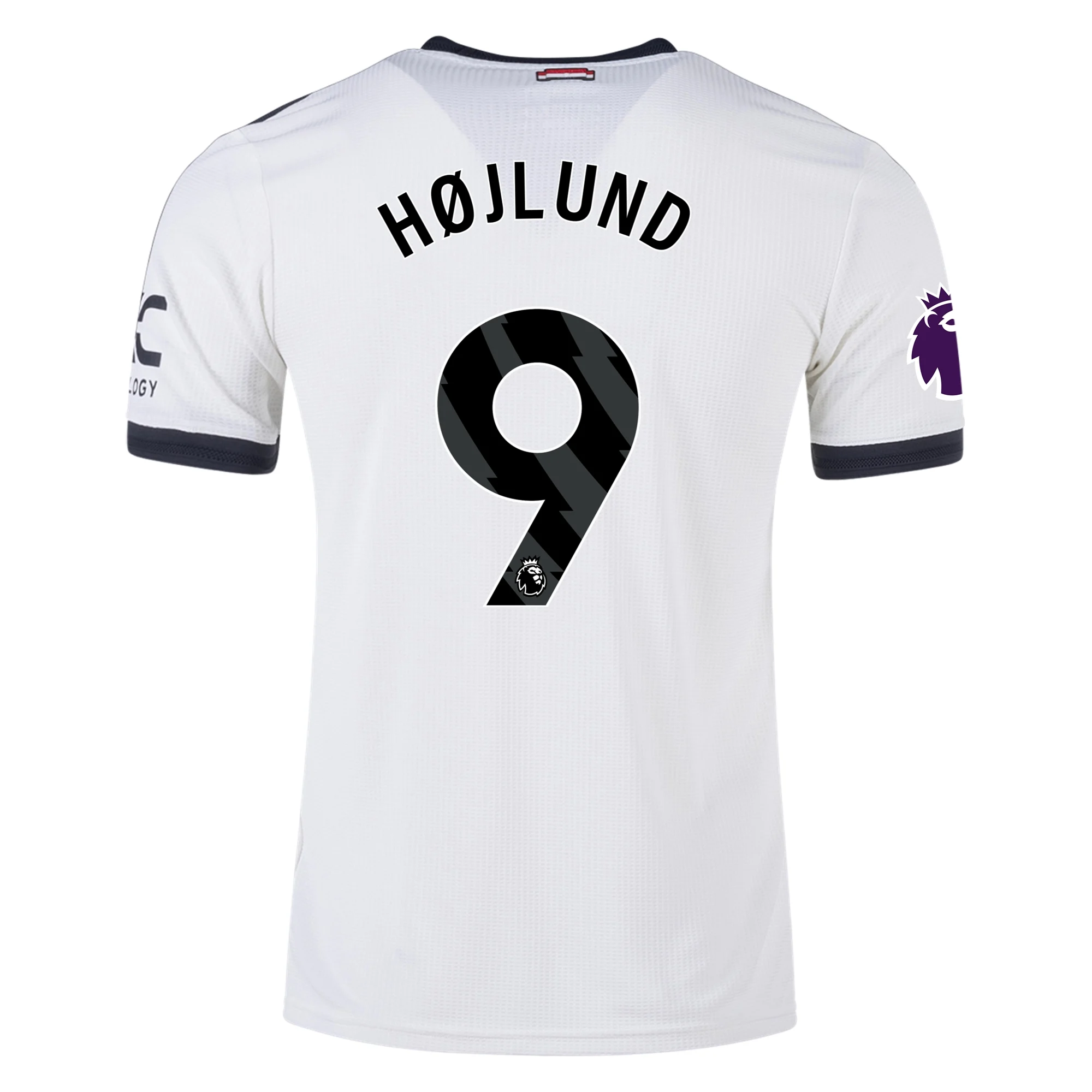 Adidas Manchester United Rasmus Højlund Authentic Third Jersey 2024/25 with EPL Patch - Off White - Official Football Shirt for Fans & Players - Perfect for Matchdays, Training & Collecting