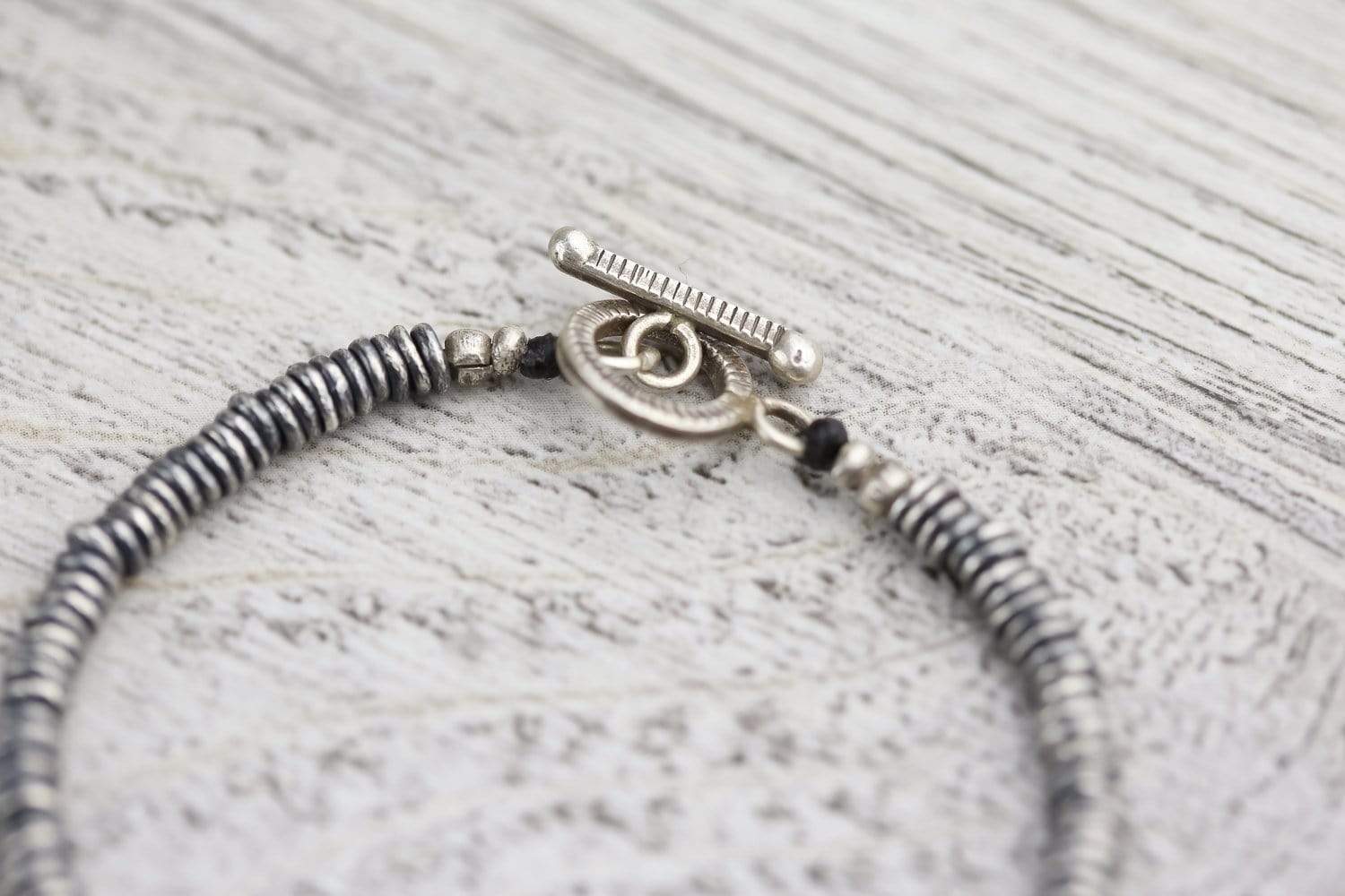 Handmade Hill Tribe Silver Bracelet - Vintage Tribal Jewelry for Women - Perfect for Boho Chic, Festivals & Everyday Wear