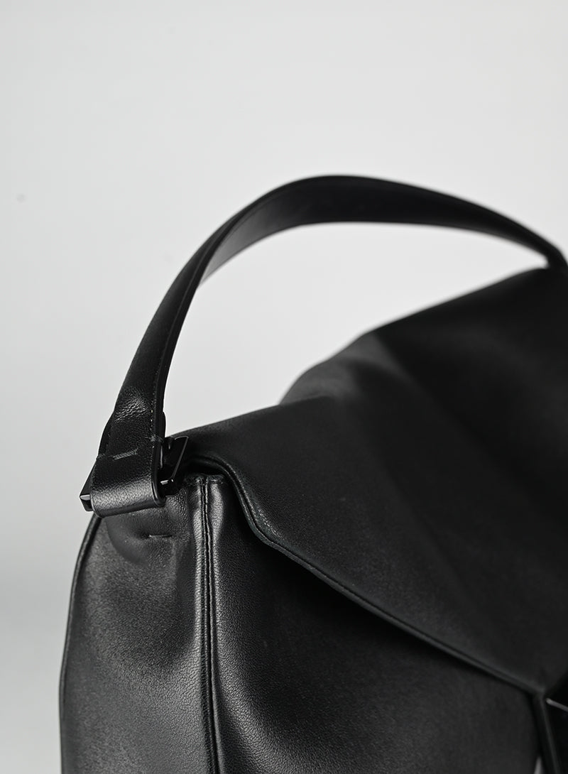 Valentino Black Leather Bag with Maxi Studs - Elegant Designer Handbag for Women, Perfect for Parties, Dates & Special Occasions