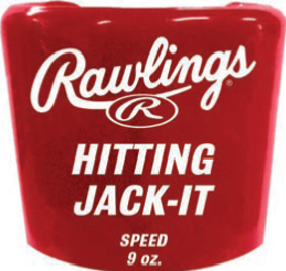 Rawlings 9oz Hitting Jack It Bat Weight - Baseball Training Aid for Power & Swing Speed | Perfect for Batting Practice & Strength Training