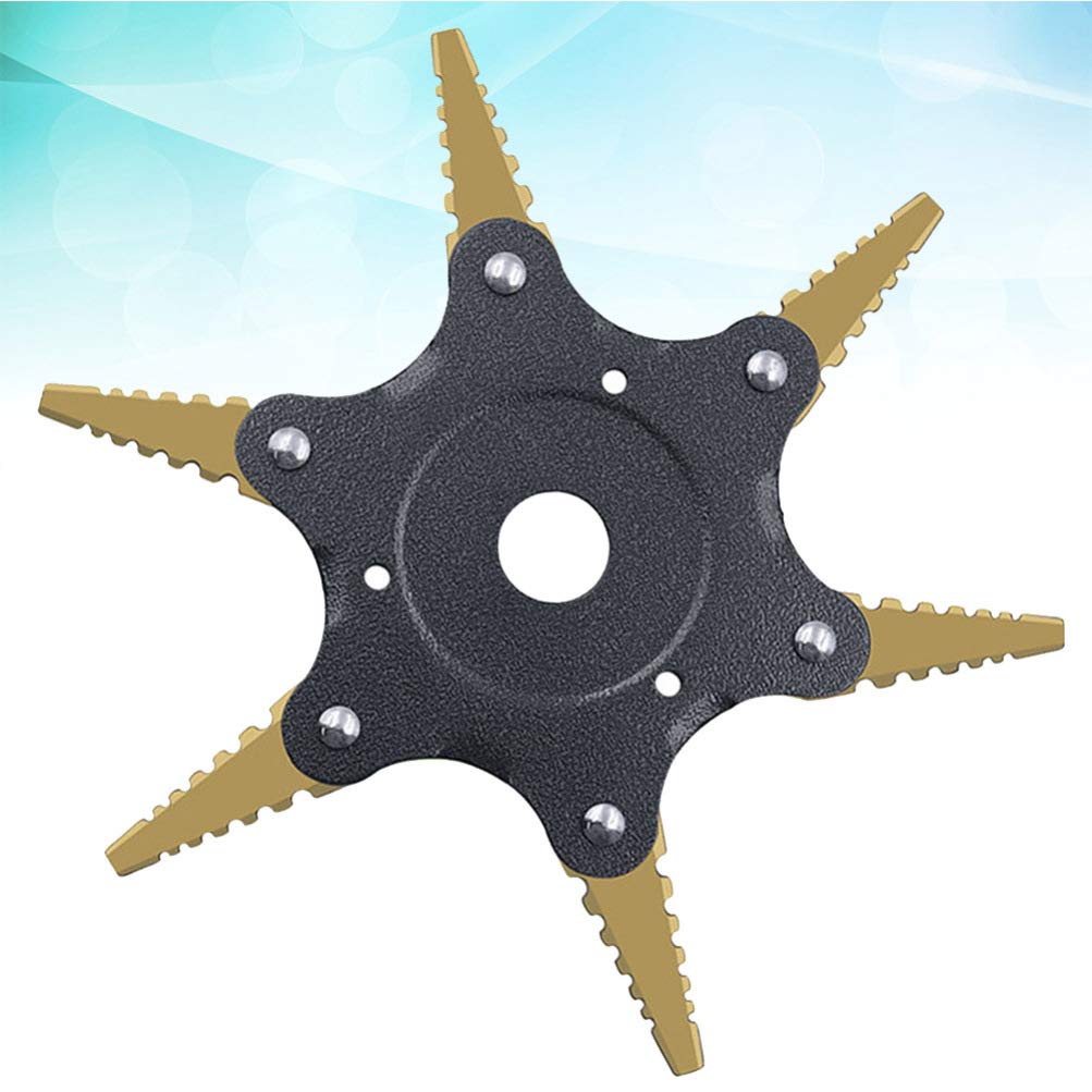 Scicalife 6-Tooth Trimmer Head Replacement - Enhanced Blade Design for Grass, Weed & Brush Cutting - Compatible with String Trimmers | Perfect for Lawn Care, Yard Maintenance & Landscaping