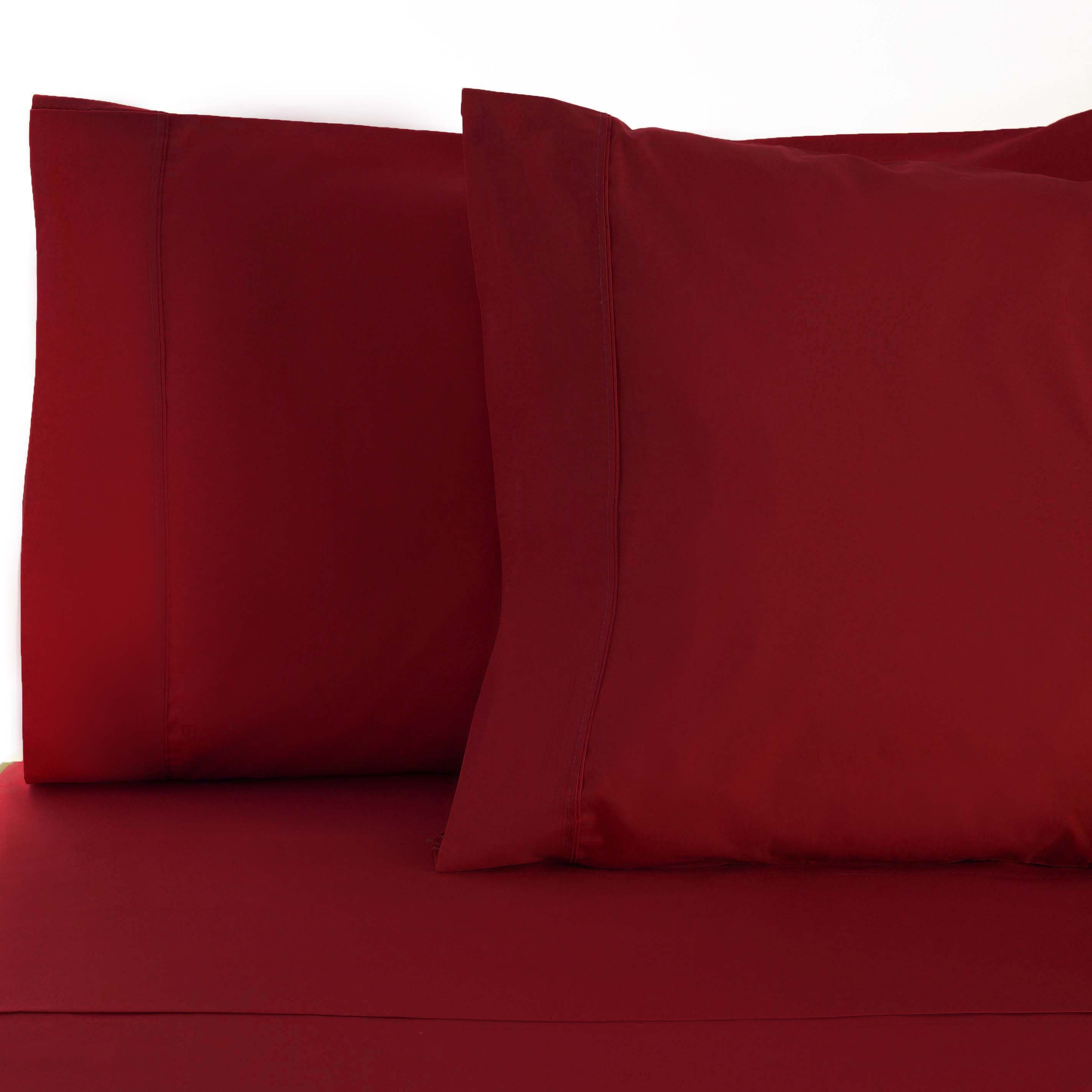 Premium 800 Thread Count Cotton Blend Pillowcases (Set of 2) - Ultra Soft & Breathable Bedding for Side Sleepers, Hotel Luxury Feel - Perfect for Master Bedroom, Guest Room & Travel Accessories