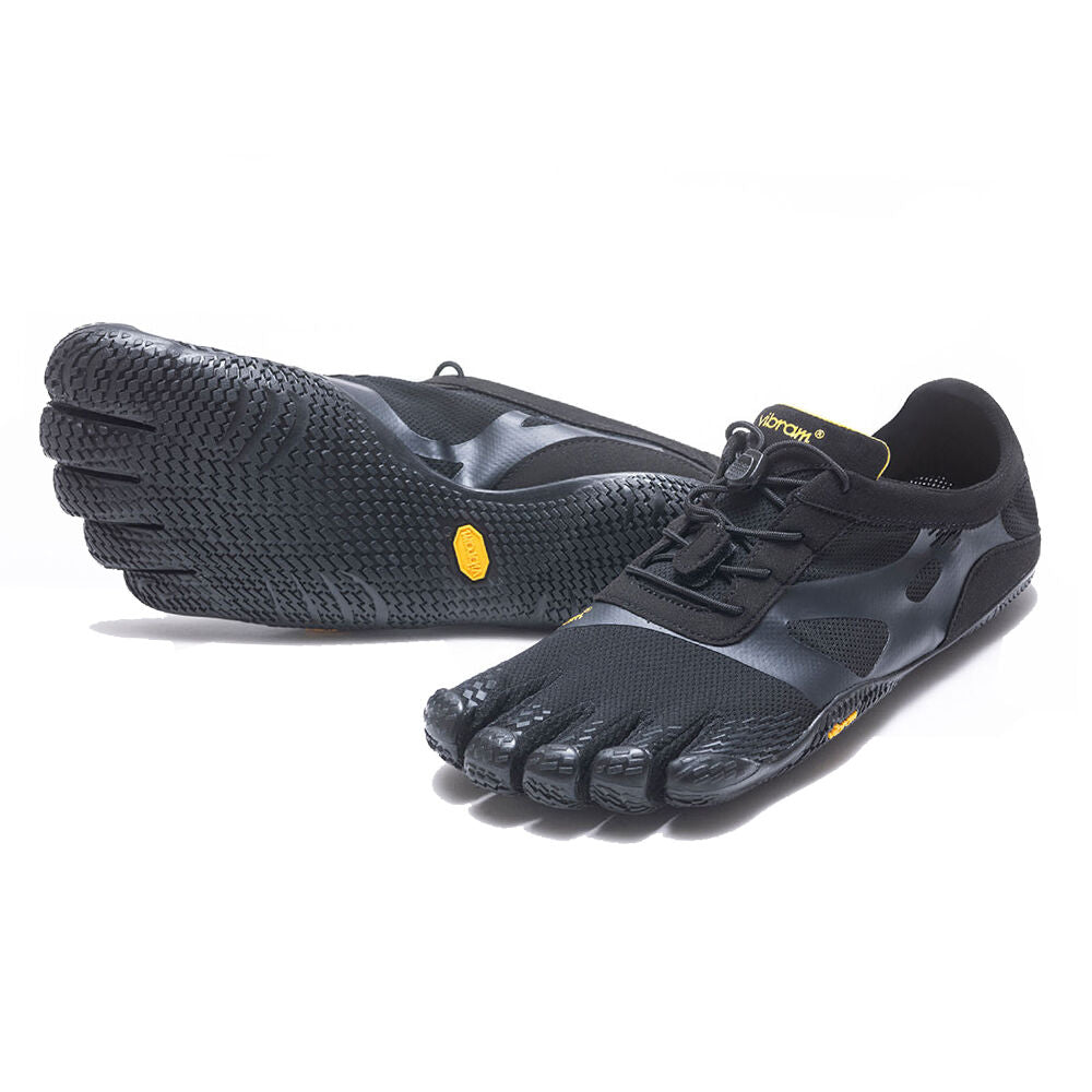 Vibram Men's KSO EVO Barefoot Shoes - Black | Lightweight & Flexible for Running, Hiking & Water Sports | Minimalist Footwear for Natural Movement