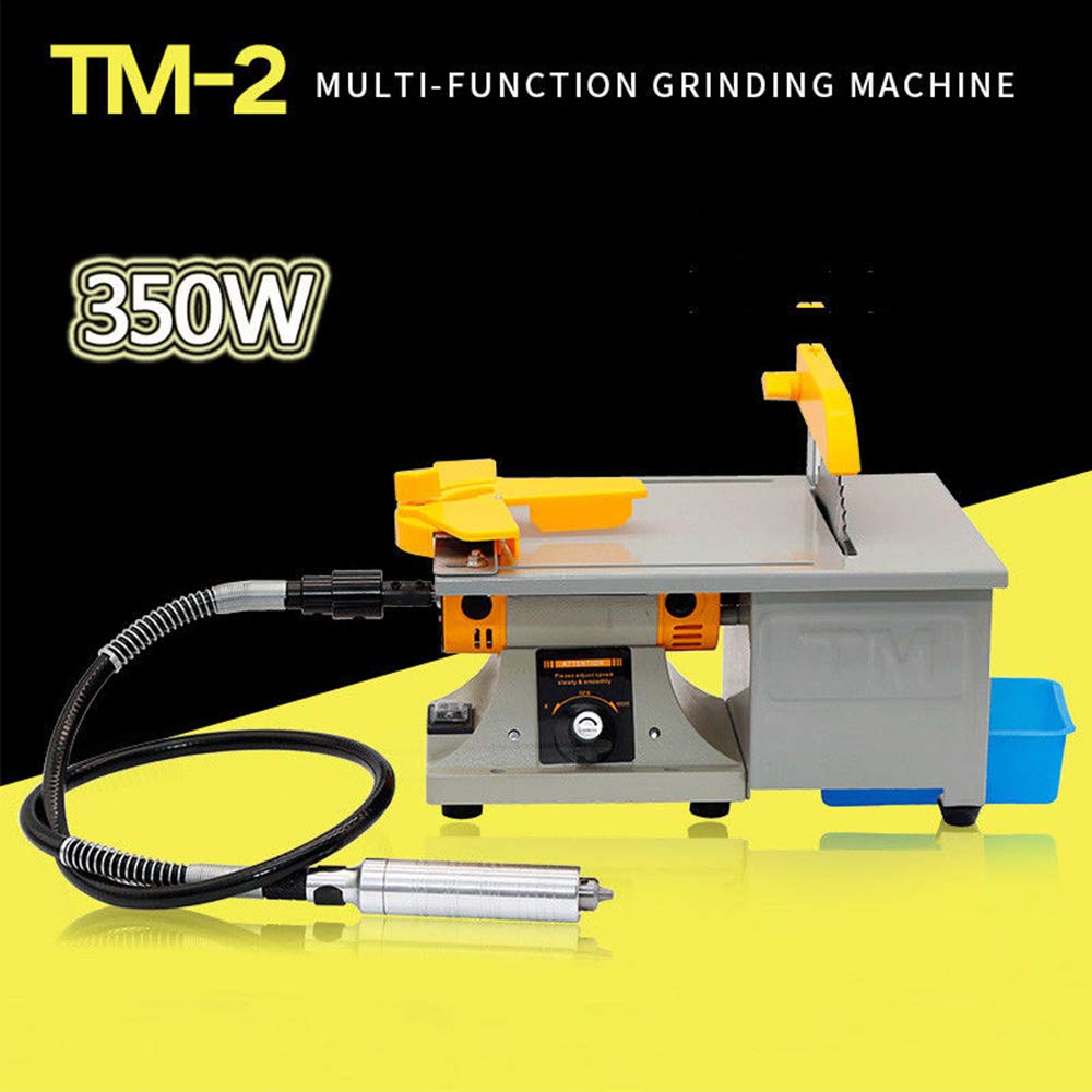 110V Jewelry Rock Polishing Buffer Bench Lathe & Polisher Machine Tool Kit - Multifunction Grinder TM-2 for DIY Jewelry Making, Gemstone Polishing & Metal Crafting - Perfect for Jewelers, Hobbyists & Craft Enthusiasts